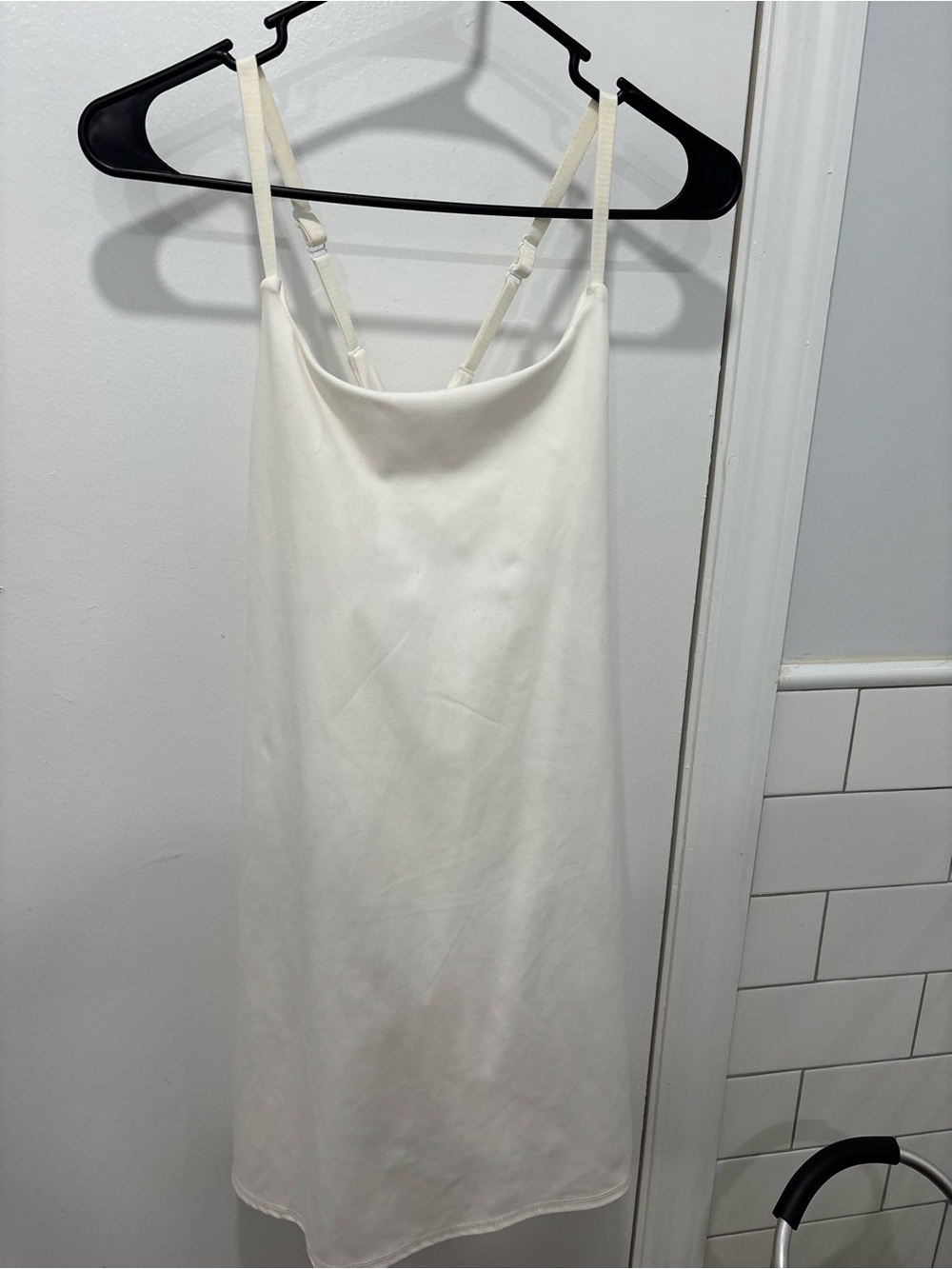 Danskin Cream Slip Dress with Adjustable Straps